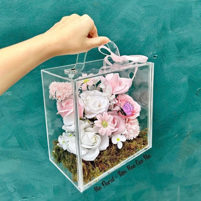 box hoa sáp mini garden 12b