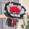 bó hoa sáp đỏ 18 bông