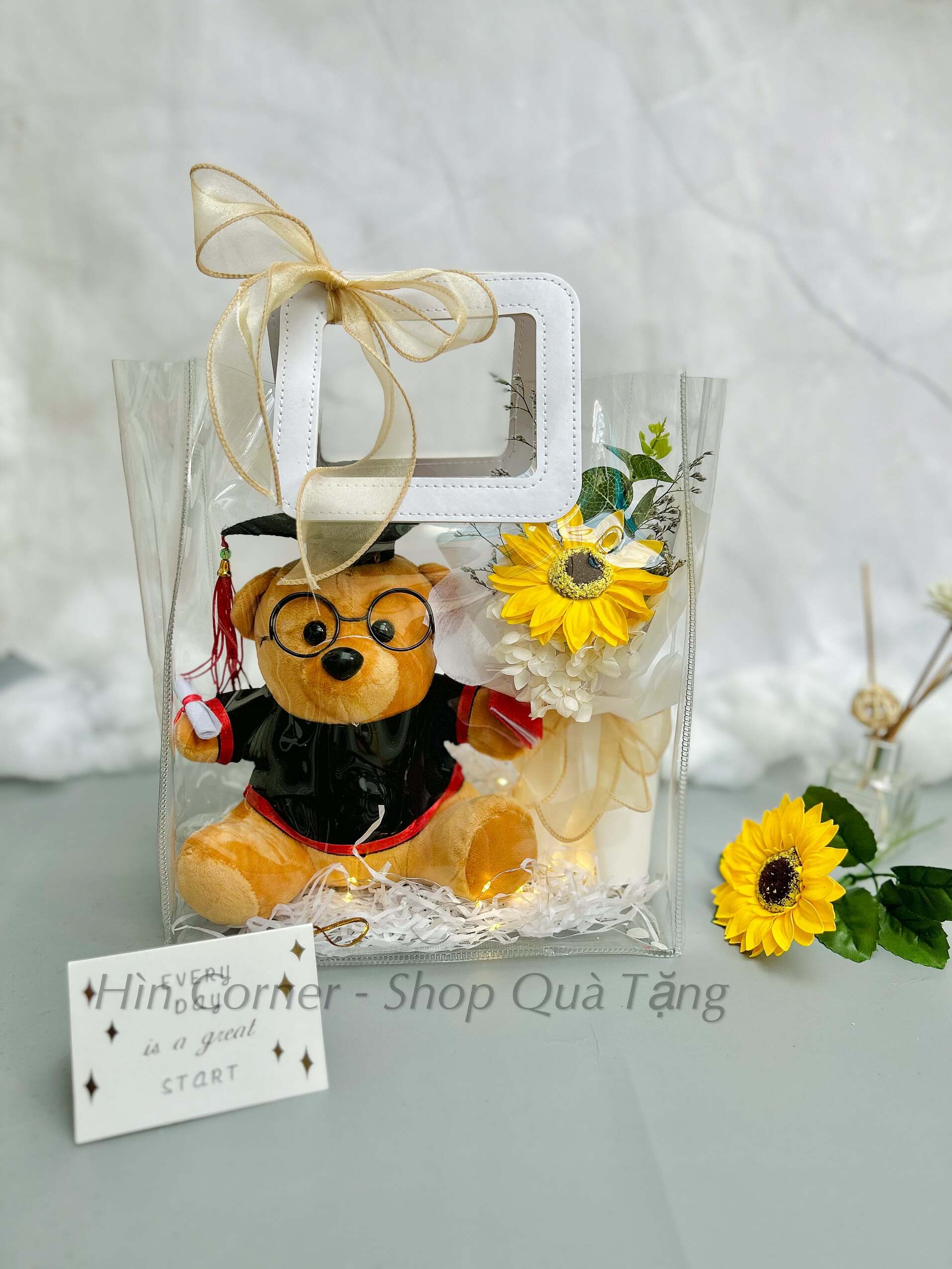 set quà hoa sáp gấu tốt nghiệp set quà hoa sáp gấu tốt nghiệp