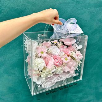 vali hoa sáp mix baby khô